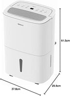 Déshumidificateur SHINCO 50 L/jour, dimensions de l'appareil