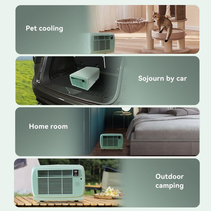 Climatiseur mobile 650 W compact pour camping, van et petites pièces