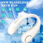 Ventilateur de cou sans pales rechargeable, 3 vitesses