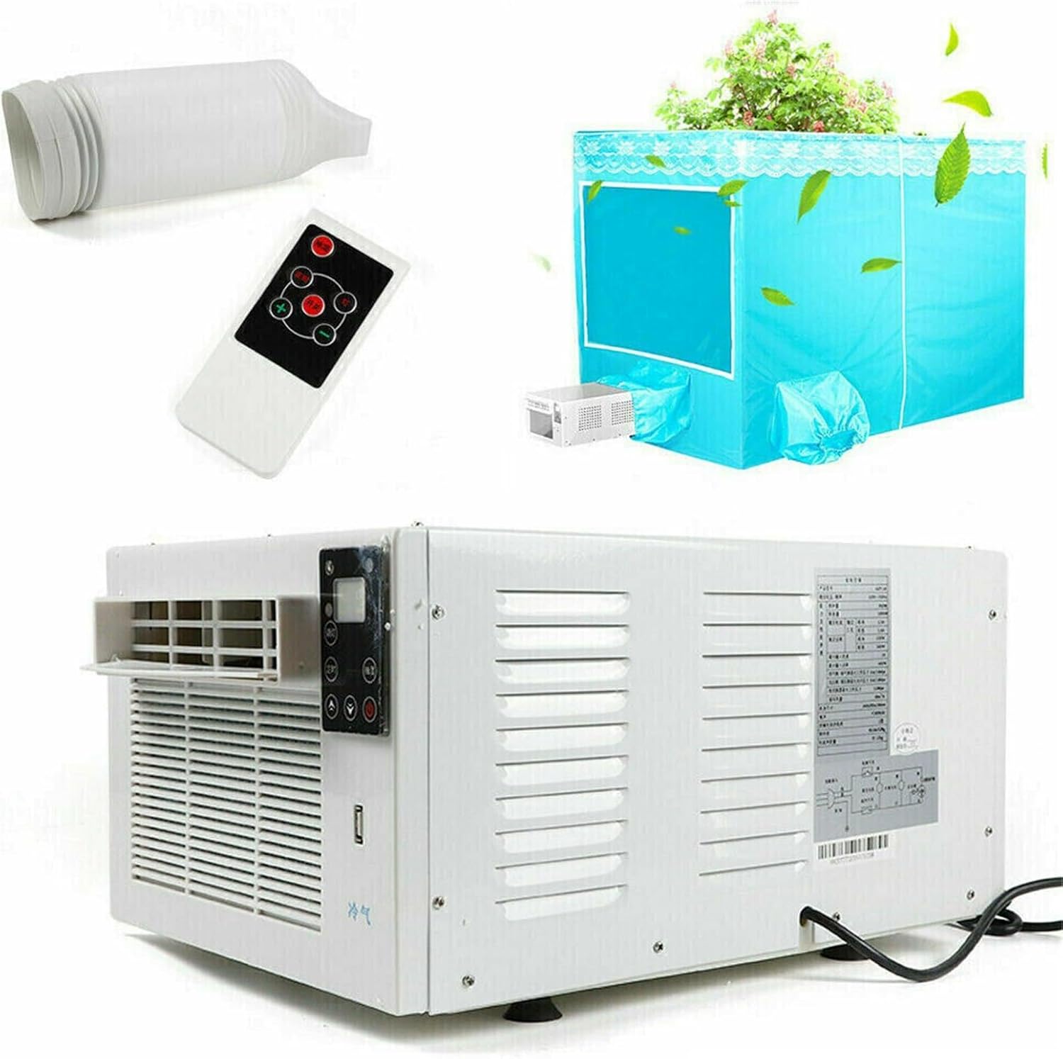 Mini climatiseur mobile 1900 BTU 280 W pour petits espaces