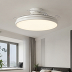 Ventilateur de plafond invisible avec lumière LED et moteur DC