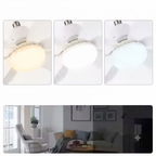Ventilateur de plafond LED 40 W E27 avec télécommande et variateur