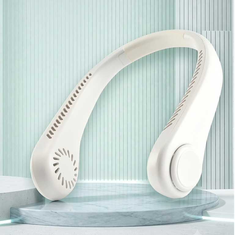 Ventilateur de cou sans pales rechargeable