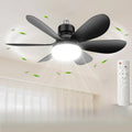 Ventilateur de plafond LED E27 3 teintes avec télécommande
