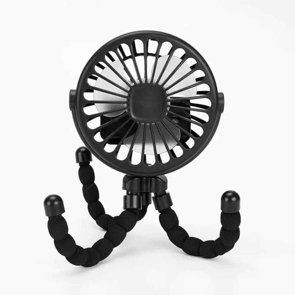 Ventilateur flexible pour poussette USB multifonction