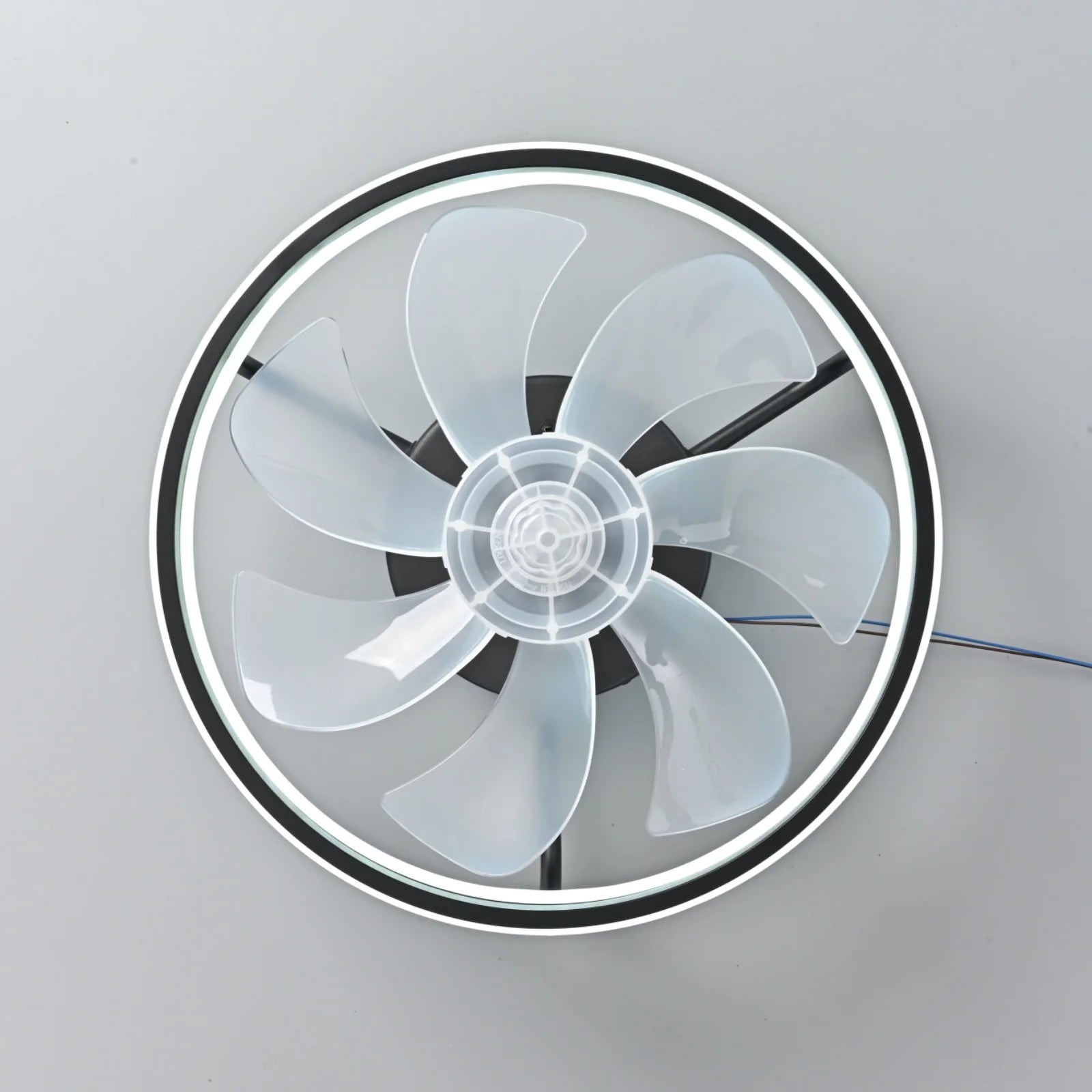 Ventilateur de plafond 55 W avec lumière LED et télécommande, 34 cm