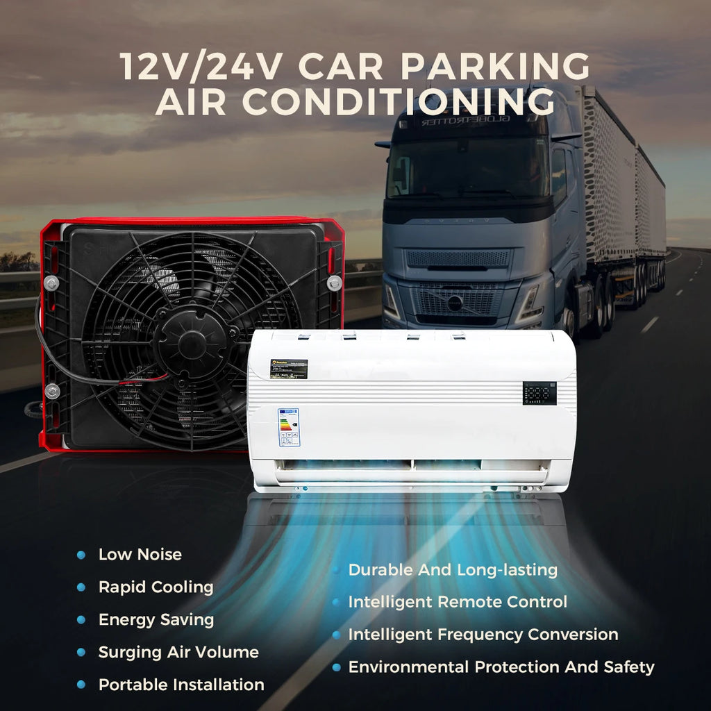 Climatiseur de stationnement 12V/24V vue de profil