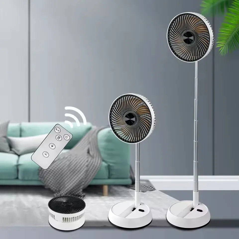 Ventilateur sur pied pliable sans fil 6000mAh