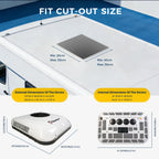 Climatiseur de toit 12V/24V vue d'ensemble