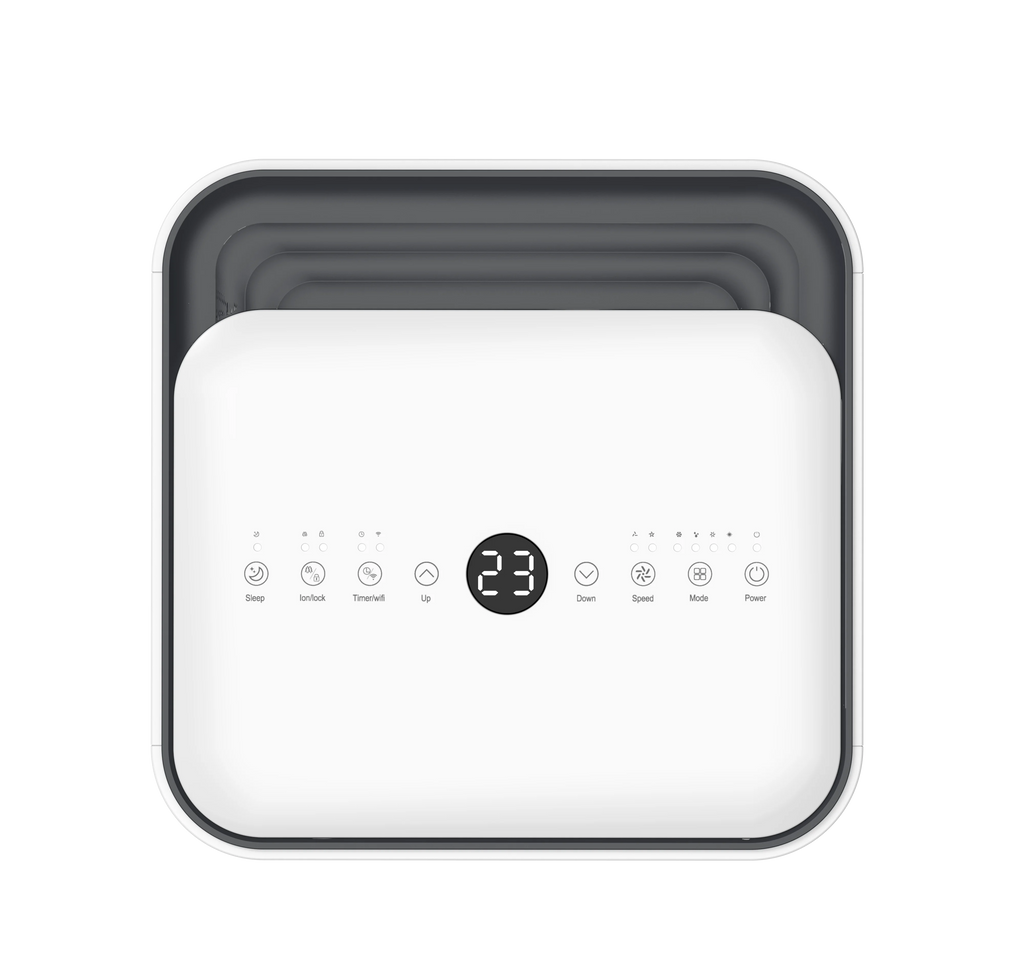 Climatiseur mobile 7000 BTU 3-en-1, froid ventilation et déshumidification