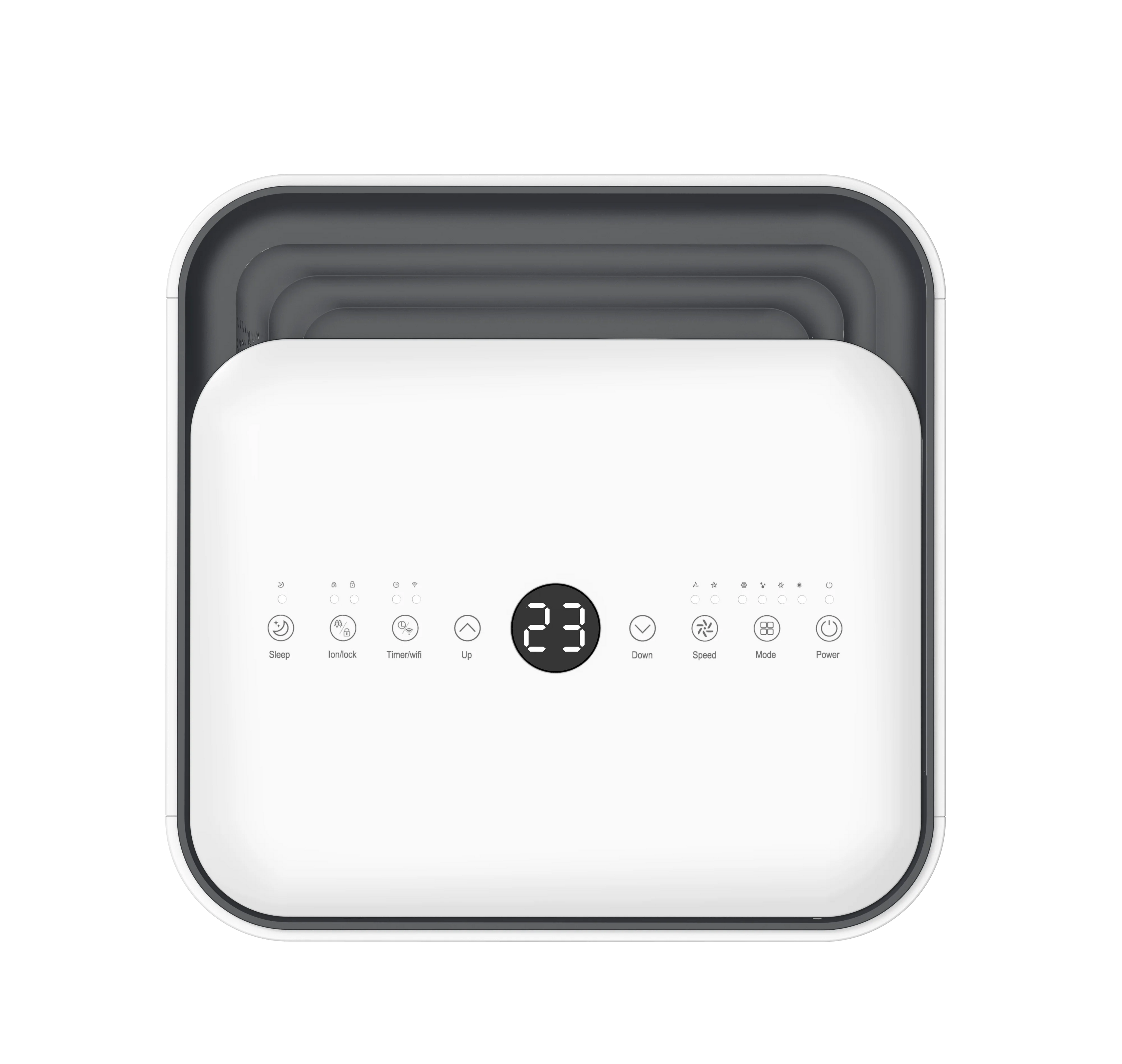 Climatiseur mobile 7000 BTU 3-en-1, froid ventilation et déshumidification