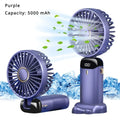 Mini ventilateur portable rechargeable 5000mAh avec écran LED