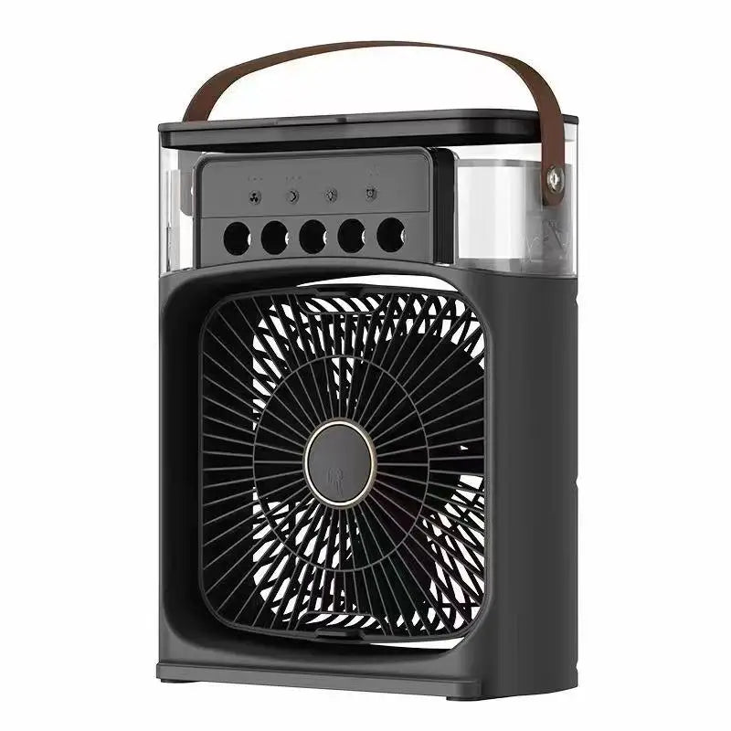 Mini rafraîchisseur d'air USB avec brumisation et veilleuse LED