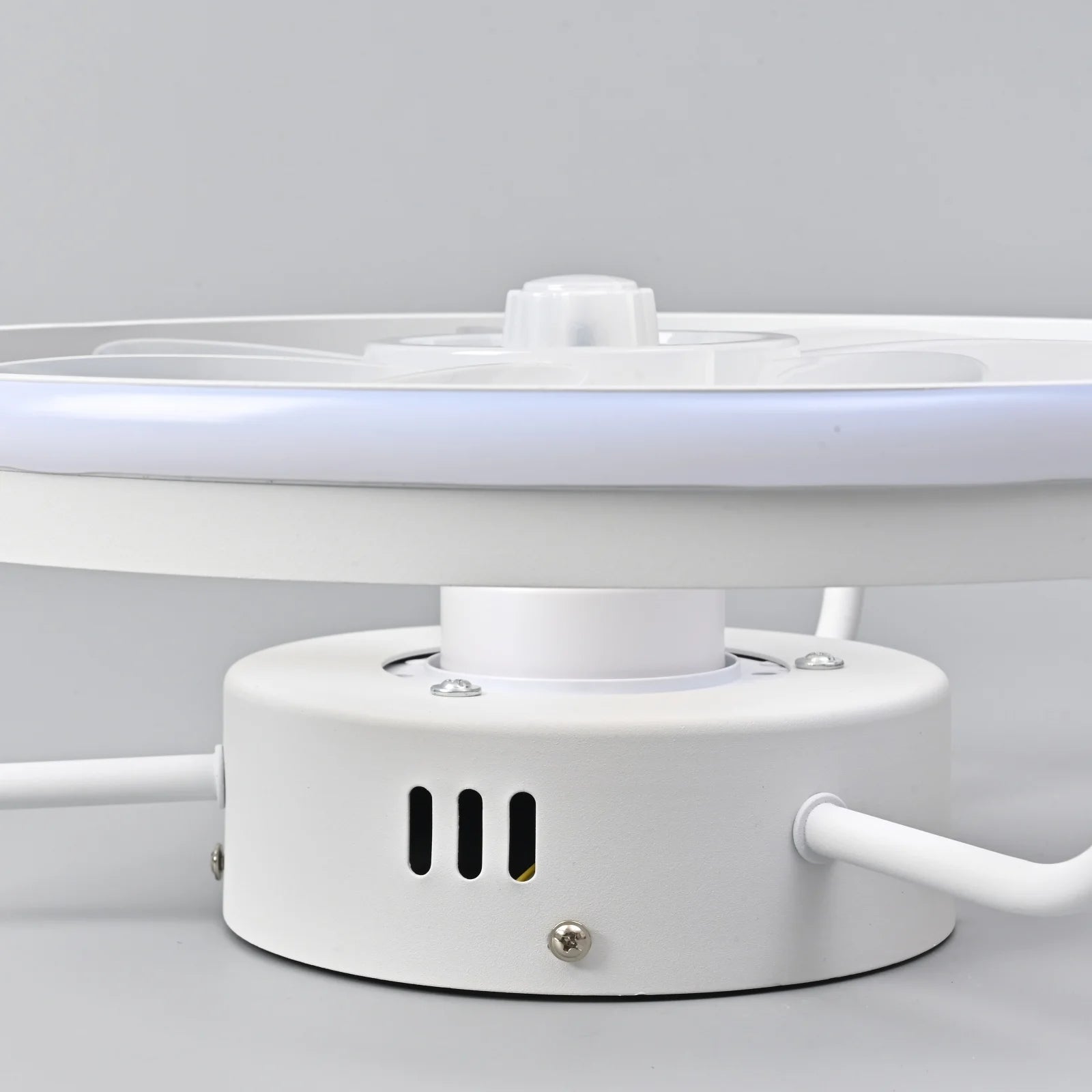 Ventilateur de plafond 55 W avec lumière LED et télécommande, 34 cm