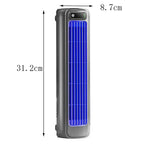 Ventilateur colonne portable, pose sur bureau ou fixation murale sans perçage