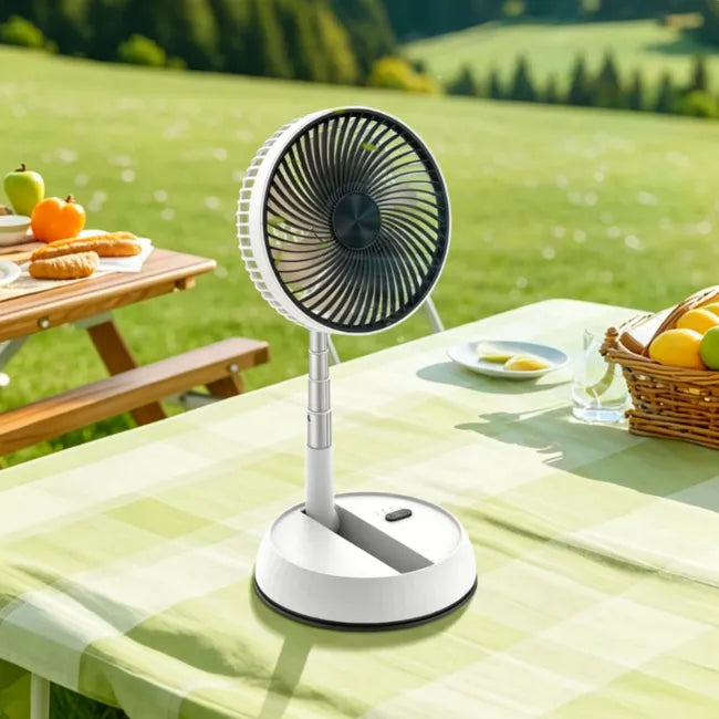 Ventilateur sur pied pliable sans fil 6000mAh avec télécommande