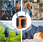 Ventilateur de cou et de taille portable 5000mAh, 3 vitesses