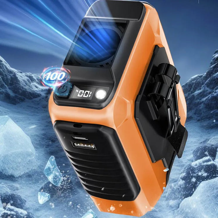 Ventilateur de cou et de taille portable 5000mAh, 3 vitesses