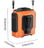 Ventilateur de cou et de taille portable 5000mAh, 3 vitesses